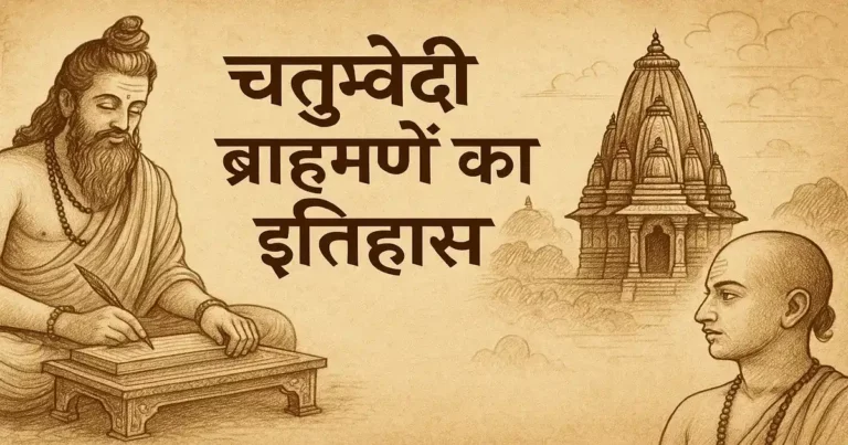 चतुर्वेदी ब्राह्मणों का इतिहास